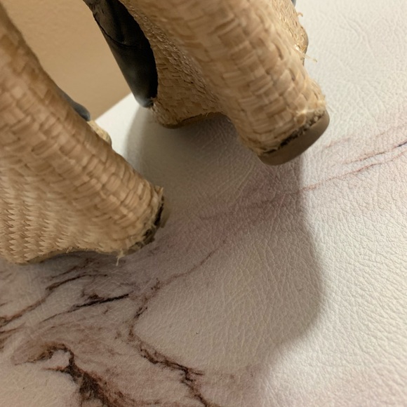 Lilly Pulitzer Krisie Wedge Sling Back Sandals Navy Blue Women's 8.5. - Picture 8 of 10